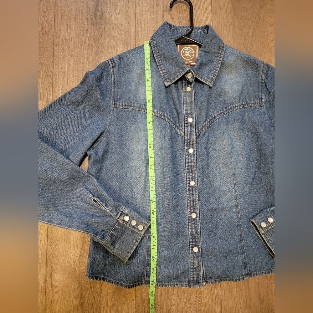 Double D Ranch Women's Denim Shirt S - Picture 7 of 8